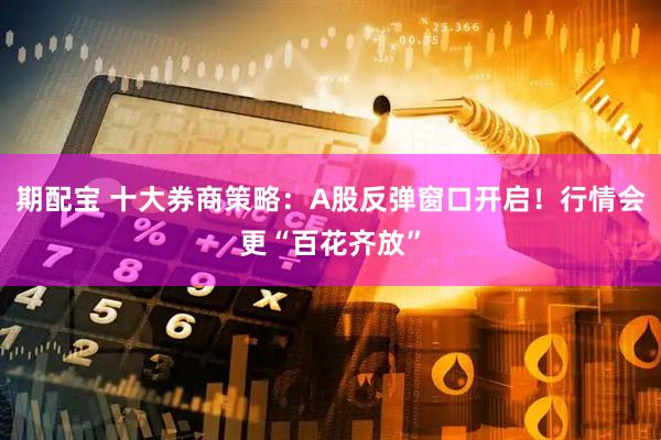 期配宝 十大券商策略:A股反弹窗口开启!行情会更“百花齐放”